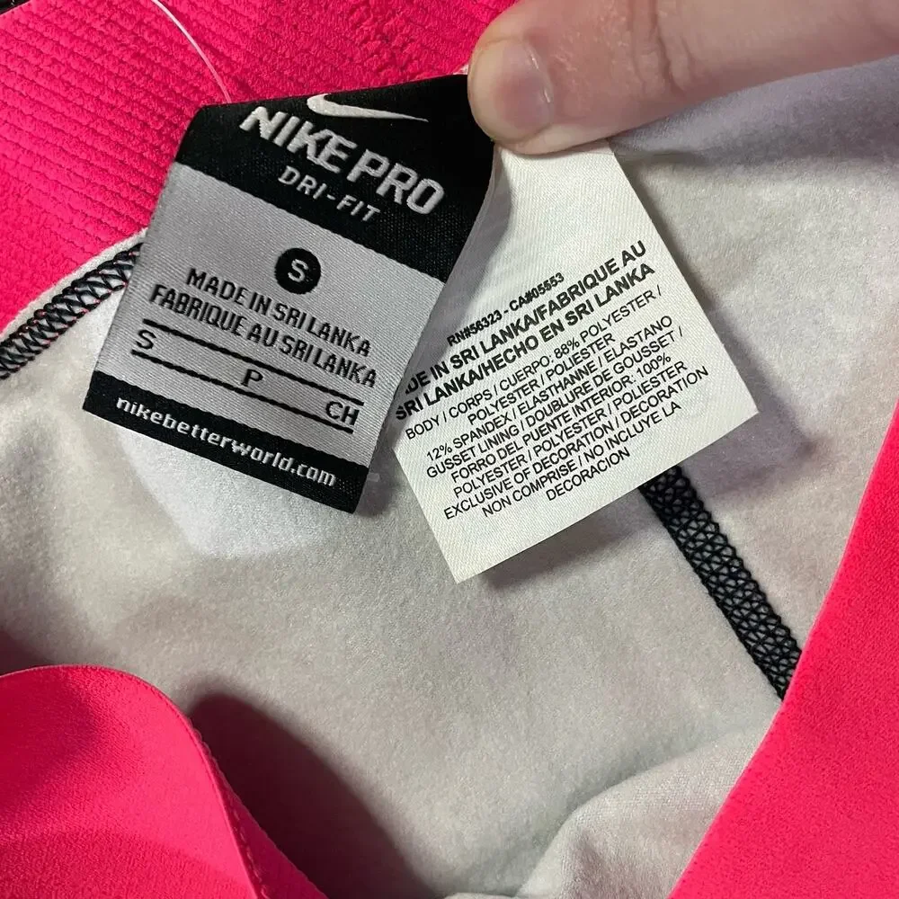 Nike‎ Pro Hyperwarm Women’s S Leggings Purple Geometric Nordic Print Pink Waist